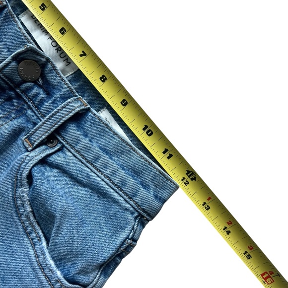 Aritzia Denim Forum The Bailey High Rise Boot 32L Size 25 - Picture 11 of 16